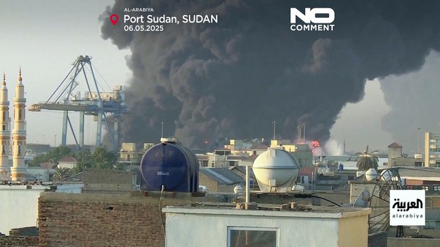 Pożary w Port Sudan po rzekomym ataku dronów