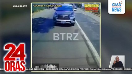 Driver ng AUV at SUV na nag-viral dahil tila nagkakarera sa highway pinagpapaliwanag ng LTO | 24 Oras