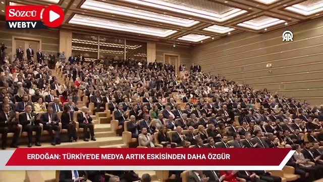 Erdoğan: Türkiye'de medya artık eskisinden daha özgür