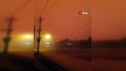 Türkiye'ye komşu iki ülkede kum fırtınası kabusu