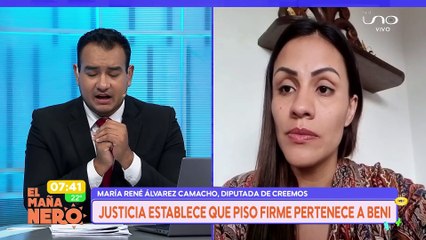 SCZ DIPUTADA ALVAREZ SE REFIERE ALA DISPUTA DE PISO FIRME