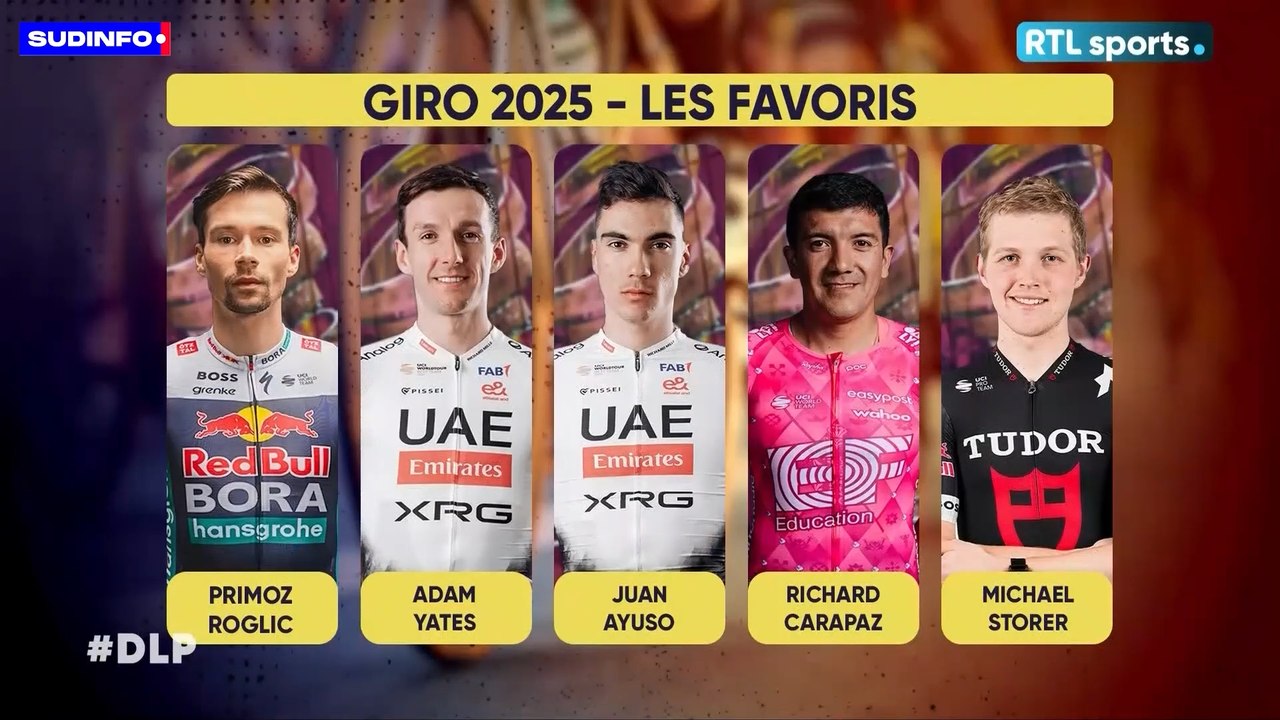 Qui sont les favoris du Giro d'Italia  2025 ? L'avis de nos experts