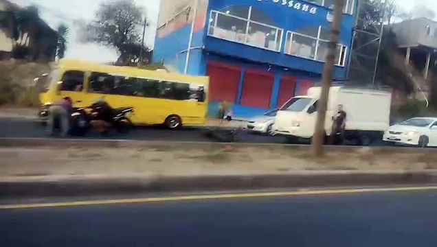 Se reporta tráfico en el bulevar Fuerzas Armadas