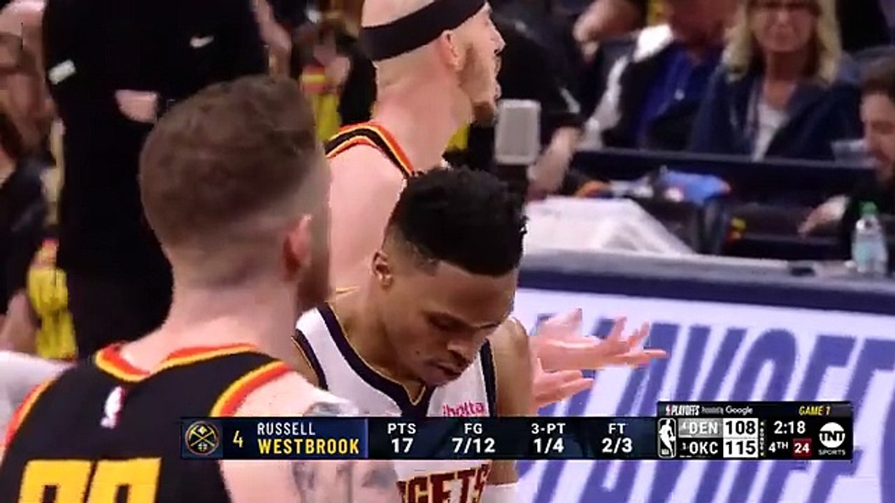 Final 2:54 INSANE GAME 1 ENDING Thunder vs Nuggets 🍿