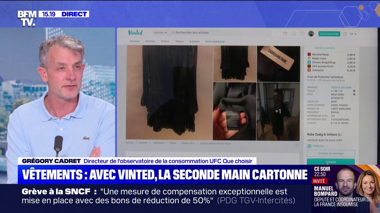 "En 25 ans, on dépense deux fois moins en vêtements", observe Grégory Cadret (UFC-Que Choisir)