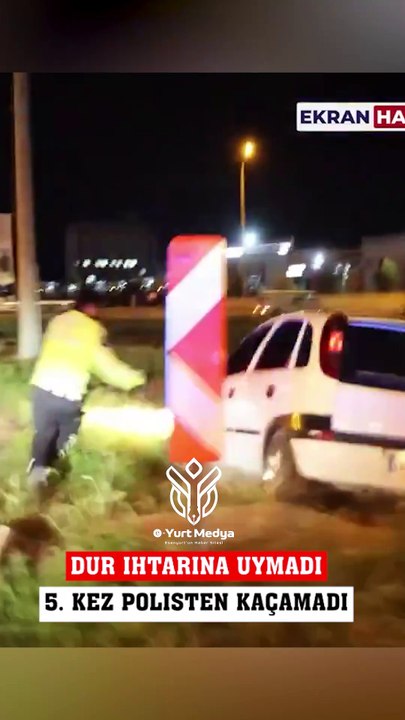 Aksaray’da Film Gibi Kovalamaca! 5. Kez Polisten Kaçtı Ama Bu Kez Yakaladı!