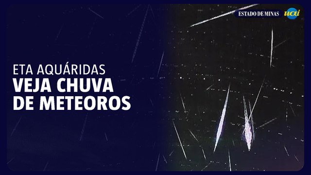 Eta Aquáridas: veja chuva de meteoros que ocorreu durante a madrugada