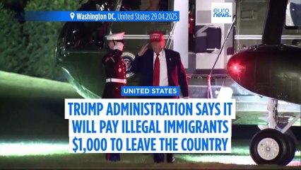 Trump administration says it will pay immigrants in the US illegally $1,000 to leave the country