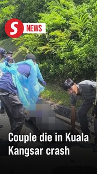 Elderly couple killed in Kuala Kangsar crash