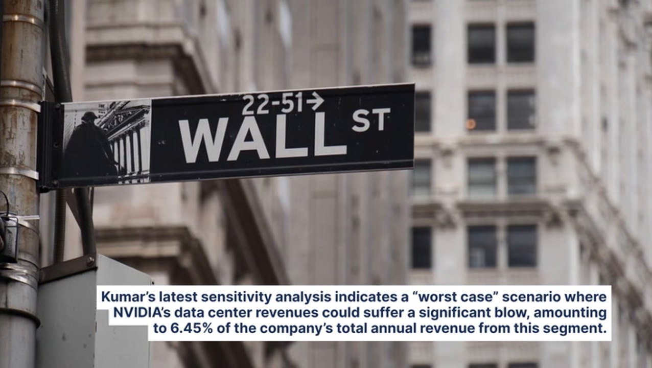 Nvidia Risks Losing Up To $10 Billion In Annual Data Center Revenue Amid CapEx Slowdown, China Decoupling, Warns Analyst