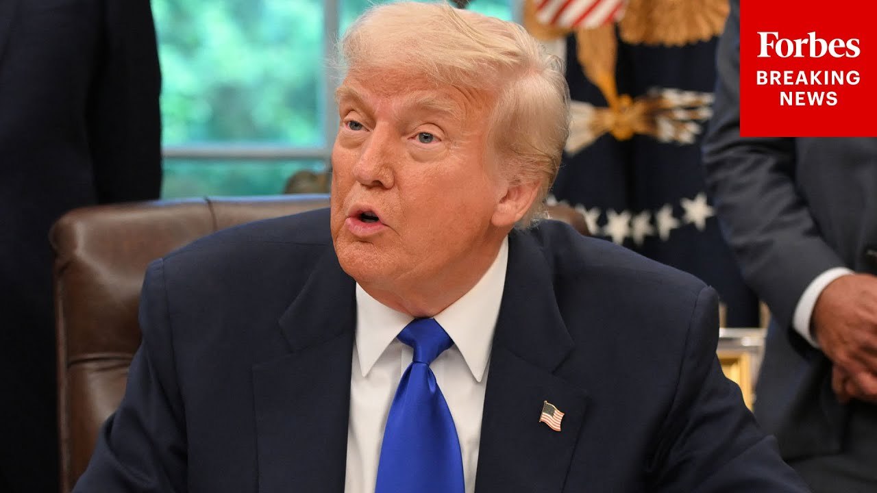 Trump Previews Upcoming Trip To Saudi Arabia And Other Middle East Nations