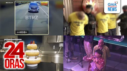24 Oras: (Part 3) Driver ng AUV at SUV na nag-viral dahil tila nagkakarera sa highway pinagpapaliwanag ng LTO; nagbebenta ng sasakyan online, patay nang barilin ng kinitang buyer; paggamit ng pandiwang tila nakababastos sa isang babae, binanggit..., atbp.