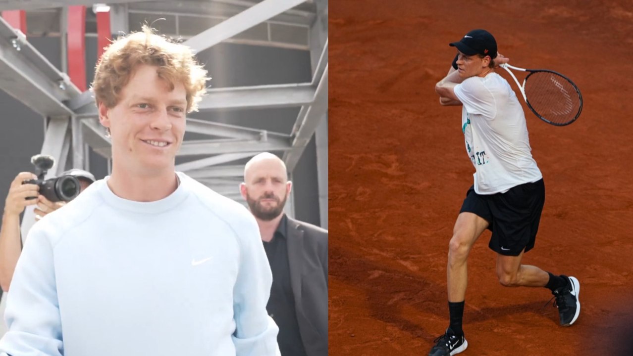 Tennis - Rome 2025 - Jannik Sinner acclamé par son public pour son grand retour au Masters 1000 de Rome