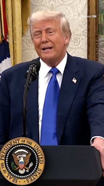Trump Says He Knows 'Nothing About' How AI Pope Photo Got Posted on His Social Media Page, but Claims Melania Found It 'Cute'