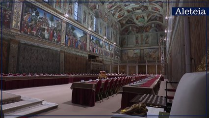 La chambre des larmes et la chapelle Sixtine sont prêtes