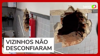Criminosos abrem buraco na parede e invadem lotérica no interior da Bahia