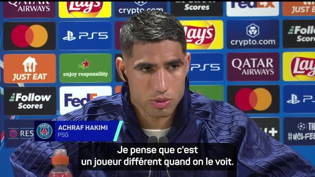 PSG - Achraf Hakimi : Dembélé un génie avec le ballon qui peut changer le cours du match