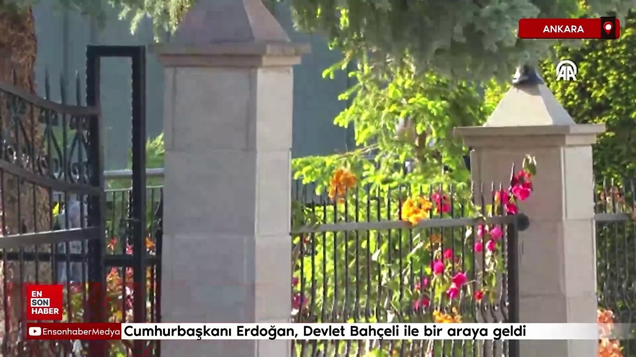 Cumhurbaşkanı Erdoğan, Devlet Bahçeli ile bir araya geldi