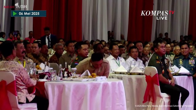 [FULL] Pidato Presiden Prabowo di Depan Purnawirawan TNI, Berkelakar ke Try Sutrisno hingga Luhut