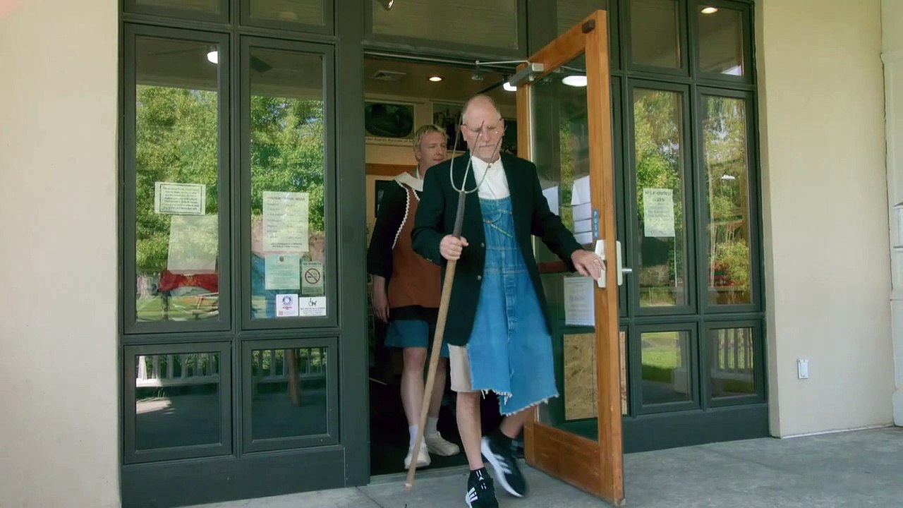 Joe Lycett goes all American Gothic for his new United States of Birmingham series
