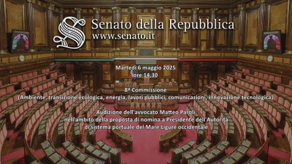 Roma - Audizione su proposta di nomina a Presidente Autorità di sistema portuale Mare Ligure occidentale (06.05.25)