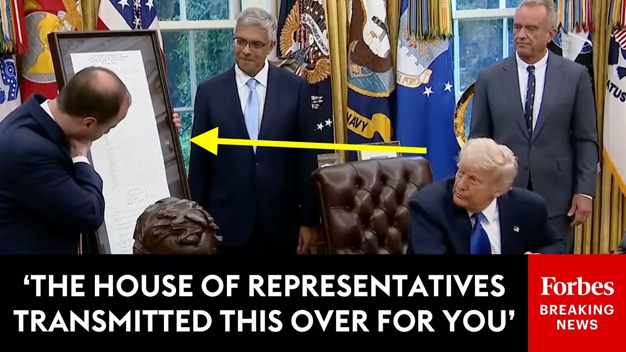 Trump Presented With Record Of 2024 Electoral College Vote Showing Victory Over Kamala Harris
