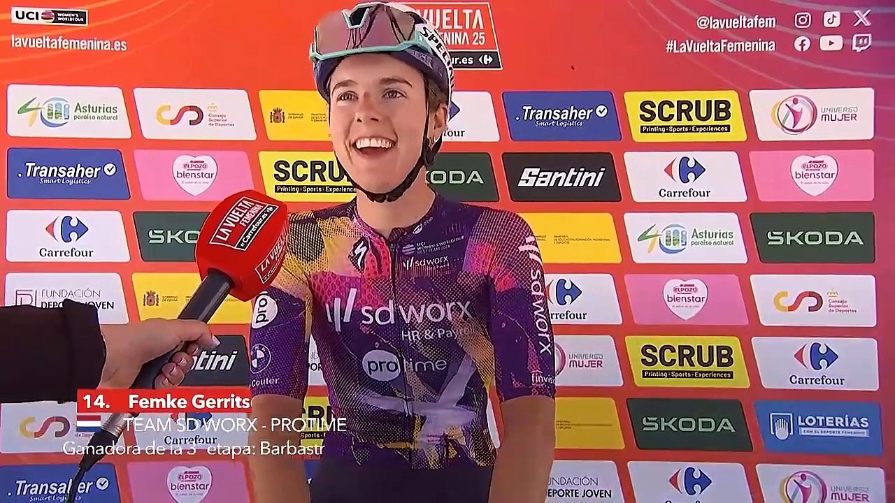 Cycling - La Vuelta Femenina 2025 - Femke Gerritse: "It's crazy... I really didn't expect it at all."