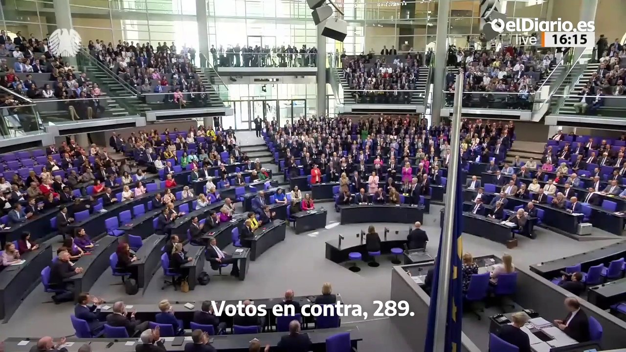 El conservador Merz, elegido canciller alemán en segunda votación