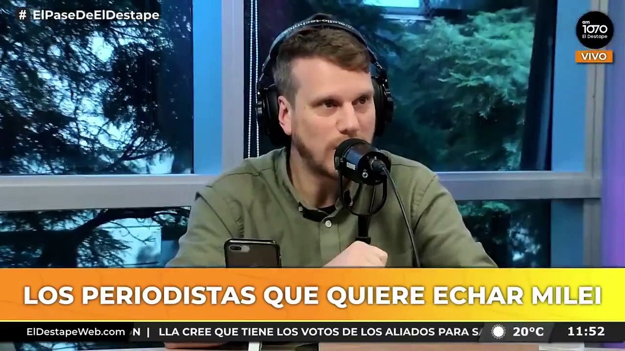 Milei quiere echar a Novaresio y Baby Etchecopar