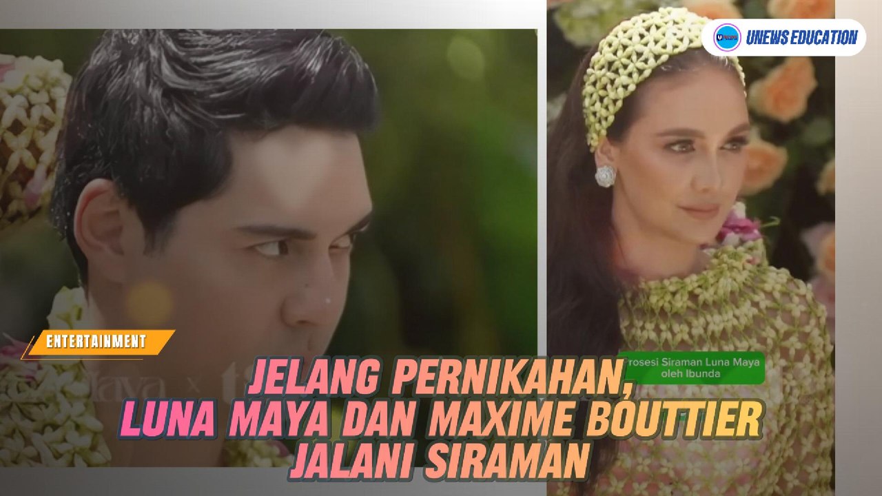 Jelang Pernikahan, Luna Maya dan Maxime Bouttier Jalani Siraman