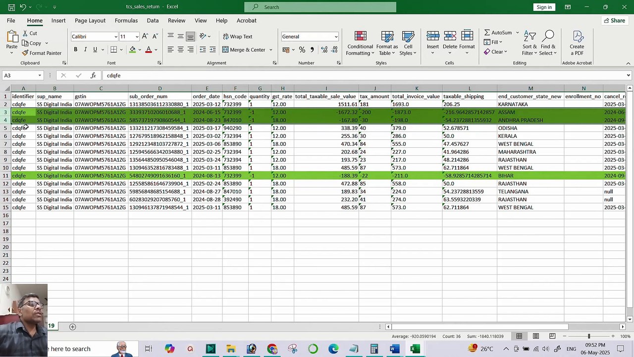 GSTR-1 Table 13 Filing for Meesho Sellers _ Document Report Preparation Guide _ GST Filing 2025 !!!