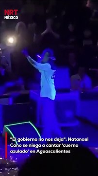 Natanael Cano se negó rotundamente a interpretar su corrido “Cuerno Azulado” durante su presentación en la Feria Nacional de San Marcos en Aguascalientes.