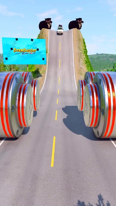 Cars & Monster Truck vs Crushers - BeamNG.Drive