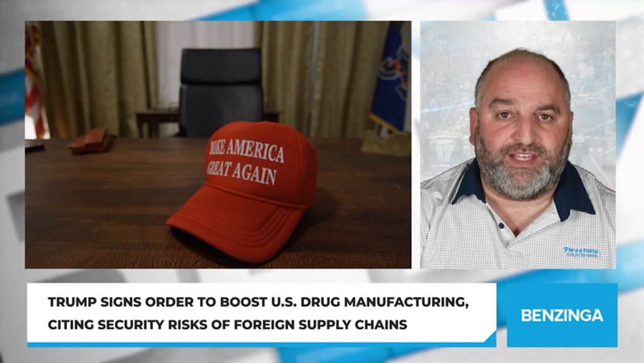 Trump Signs Order To Boost U.S. Drug Manufacturing, Citing Security Risks Of Foreign Supply Chains