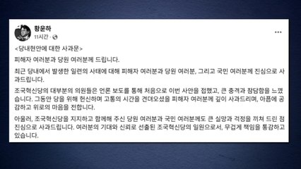 조국혁신당, '당직자 성추행 피소 사건'에 사과 / YTN