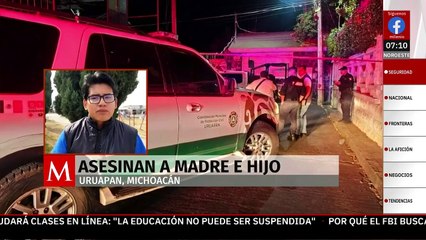 Una madre y su bebé son asesinados tras ataque armado en Uruapan, Michoacán