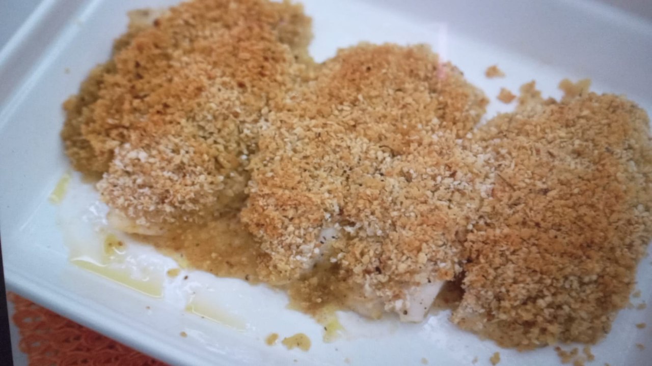 Tilápia com crosta crocante