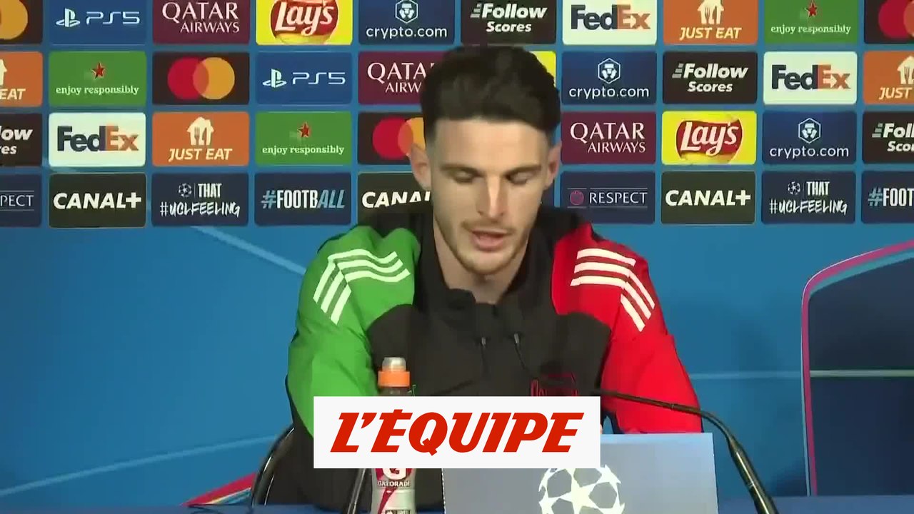 Rice : « On sait ce qu'on doit faire pour aller en finale » - Foot - Ligue des champions