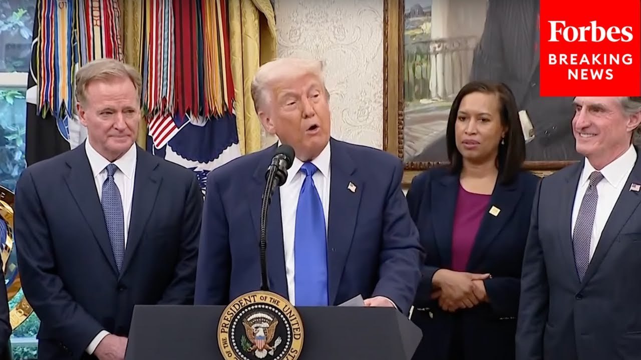'A Very Big Deal': Trump Celebrates DC Hosting NFL 2027 Draft And Revitalization Of RFK Stadium