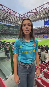 Aitana Bonmatí presente en Milán para apoyar al Barça