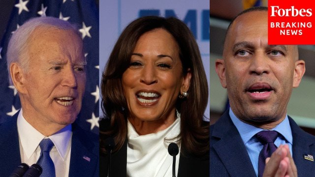 Hakeem Jeffries Asked If Biden, Harris Speaking On Behalf Of Democrats Is A ‘Good Thing’