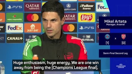 Arsenal want to make history in Paris - Arteta