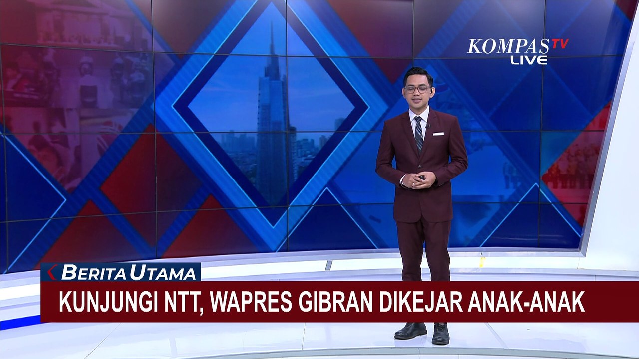 Momen Wapres Gibran Dikejar Anak-Anak saat Kunjungan di Sikka NTT
