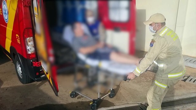 Idoso sofre ferimentos no rosto após acidente doméstico no Santo Onofre