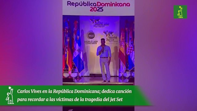 Carlos Vives en la República Dominicana; dedica canción para recordar a las víctimas de la tragedia del Jet Set.