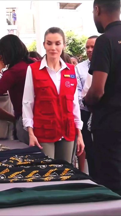 queen Letizia “Leaving a little sparkle wherever I go."