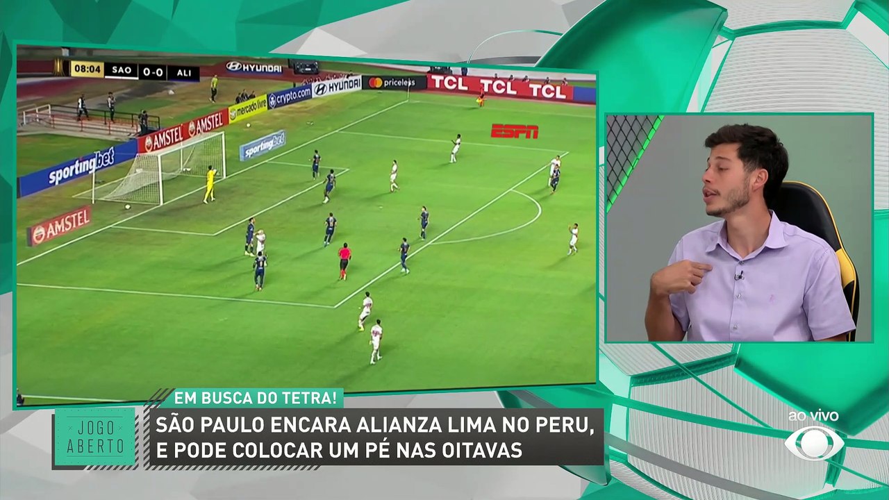 Debate Jogo Aberto: São Paulo é favorito contra o Alianza Lima, pela Libertadores?