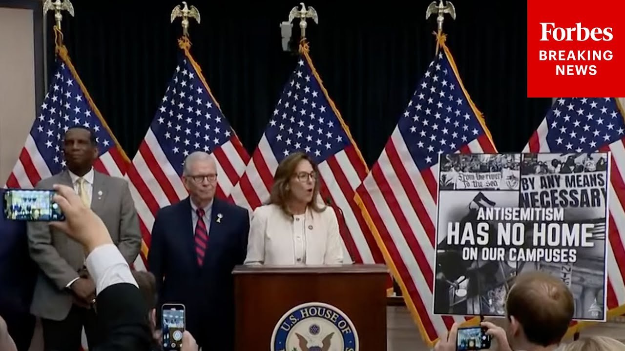 Lisa McClain Holds Press Briefing On Efforts To Combat Antisemitism On College Campuses