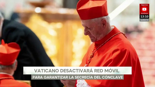 Vaticano desactivará red móvil y señal de radio durante cónclave