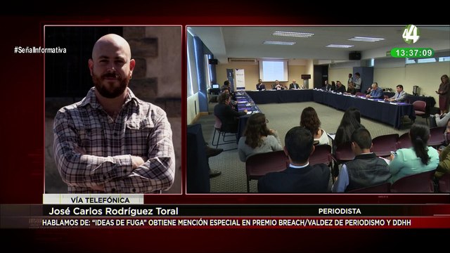 José Carlos Rodríguez habla del documental Ideas de fuga , participante del Premio Breach/ Valdez